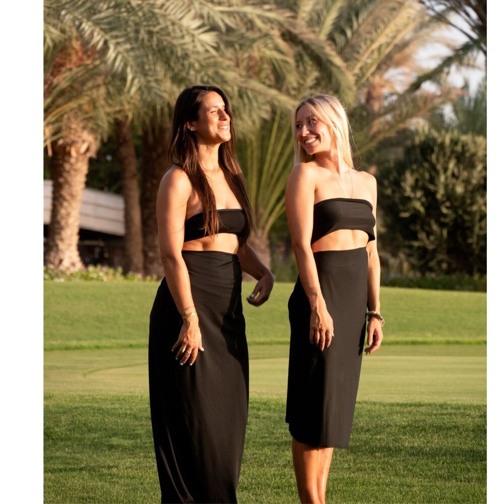 SANDSET Women's Infinity Dress in Black One Size - NWT $100